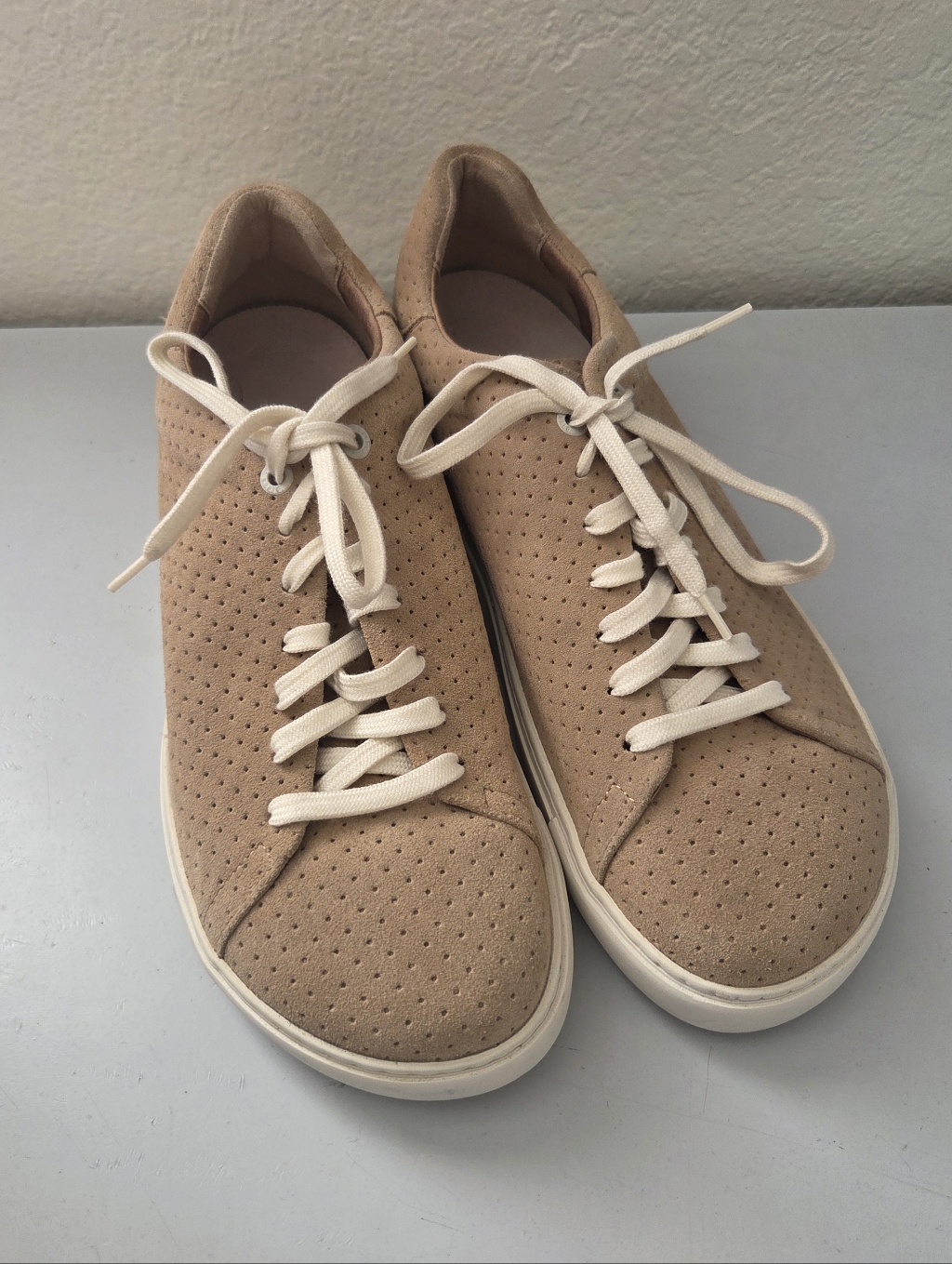 Birkenstock Bend Low Sneakers Beige Suede Leather M9 W11